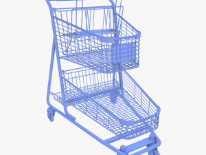 Shopping cart v14 3D Model
