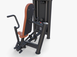 Vertical chest machine 3D 模型