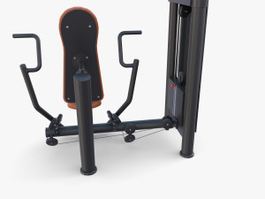 Vertical chest machine 3D 模型