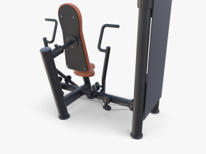 Vertical chest machine 3D 模型