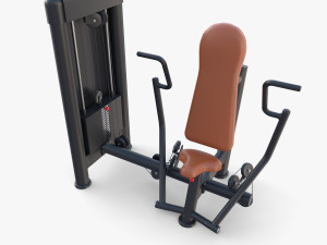 Vertical chest machine 3D 模型