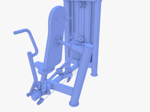 Vertical chest machine 3D 模型