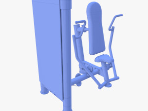 Vertical chest machine 3D 模型
