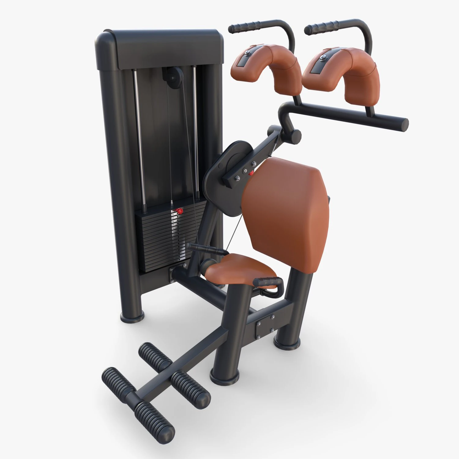 Upper ab machine 3D Model .c4d .max .obj .3ds .fbx .stl .blend 