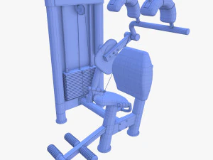 Upper ab machine 3D Model