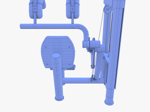 Upper ab machine 3D Model