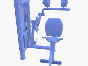 Upper ab machine 3D Model