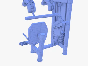 Upper ab machine 3D Model