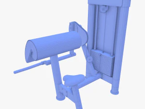 Curl machine 3D Model