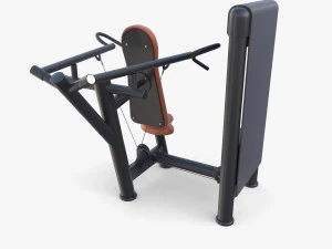 Deltoid press machine 3D Model