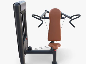 Deltoid press machine 3D Model