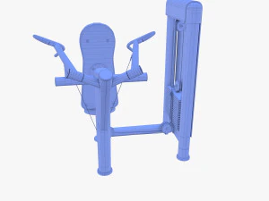 Deltoid press machine 3D Model