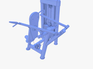 Deltoid press machine 3D Model