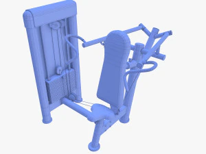 Deltoid press machine 3D Model