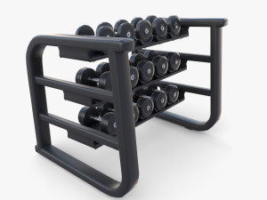 Dumbell rack v1 Modelo 3D