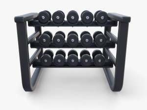 Dumbell rack v1 Modelo 3D