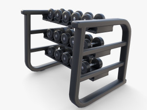Dumbell rack v1 Modelo 3D