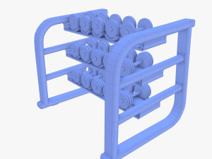 Dumbell rack v1 Modelo 3D