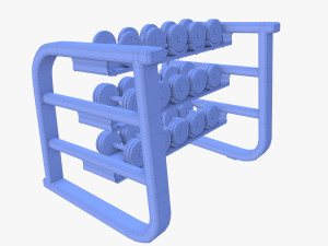 Dumbell rack v1 Modelo 3D