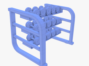 Dumbell rack v1 Modelo 3D
