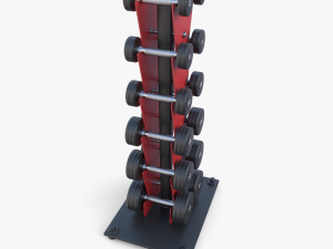 Vertical dumbbel rack Modelo 3D