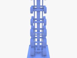 Vertikaler Hantelst&auml;nder 3D Modell