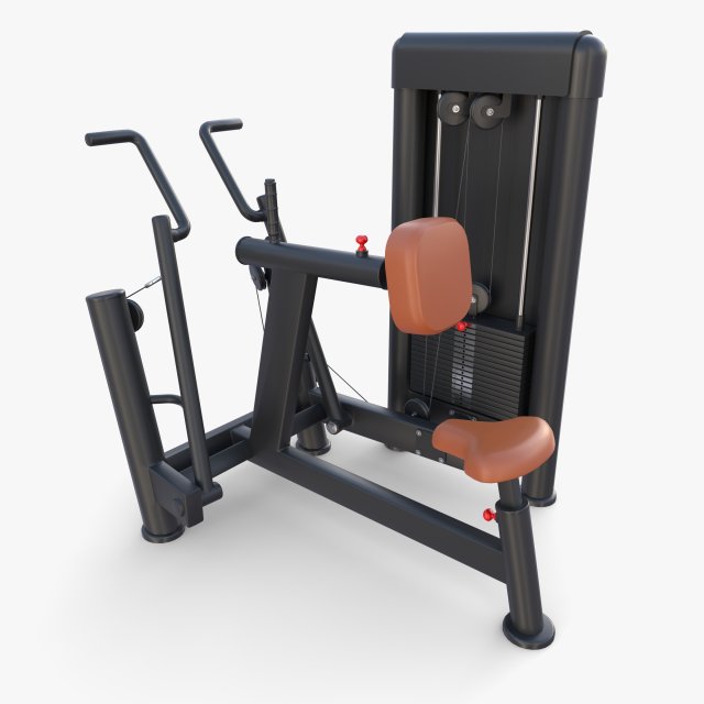 Rowing machine Model 3D .c4d .max .obj .3ds .fbx .stl .blend 