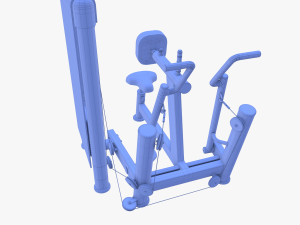 Rowing machine Model 3D