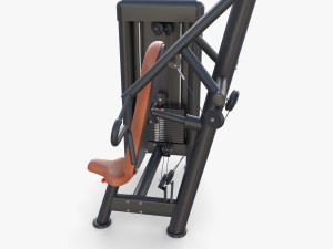 Inclined chest press machine 3D 模型