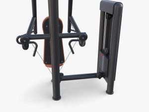 Inclined chest press machine 3D 模型