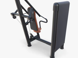Inclined chest press machine 3D Model