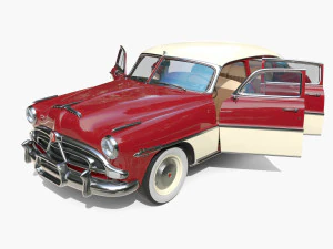 Hudson Hornet 4 Pintu dengan interior v1 Model 3D