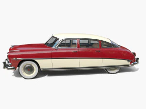 4-drzwiowy Hudson Hornet z wnętrzem v1 Model 3D