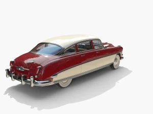 4-drzwiowy Hudson Hornet z wnętrzem v1 Model 3D