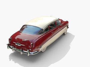 4 Door Hudson Hornet with interior v1 3D Модель