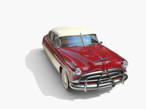 4 Door Hudson Hornet with interior v1 3D Модель