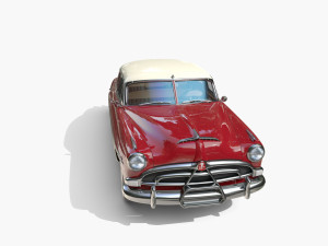4 Door Hudson Hornet with interior v1 3D Модель