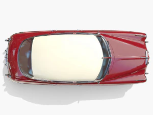 4-drzwiowy Hudson Hornet z wnętrzem v1 Model 3D