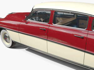 4 Door Hudson Hornet with interior v1 3D Модель