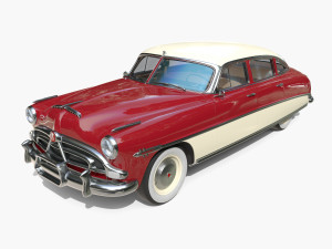 4 Door Hudson Hornet with interior v1 3D Модель