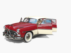 4 Door Hudson Hornet with interior v1 3D Модель