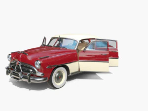 4-drzwiowy Hudson Hornet z wnętrzem v1 Model 3D