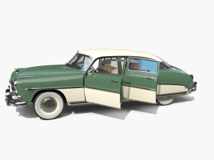 4 Door Hudson Hornet with interior v2 3D 模型