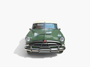 4 Door Hudson Hornet with interior v2 3D Model