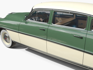 4 Door Hudson Hornet with interior v2 3D 模型