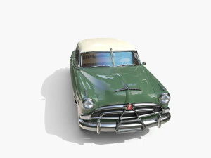 4 Door Hudson Hornet with interior v2 3D Model