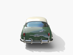 4 Door Hudson Hornet with interior v2 3D 模型
