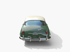 4 Door Hudson Hornet with interior v2 3D Model