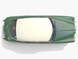 4 Door Hudson Hornet with interior v2 3D Model