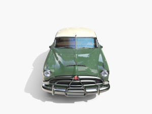 4 Door Hudson Hornet with interior v2 3D 模型